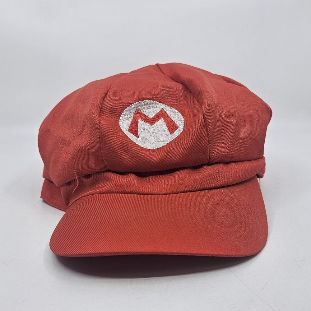 Super Mario Brothers Costume Cosplay Hat Cap Red OSFM One Size Fits Most